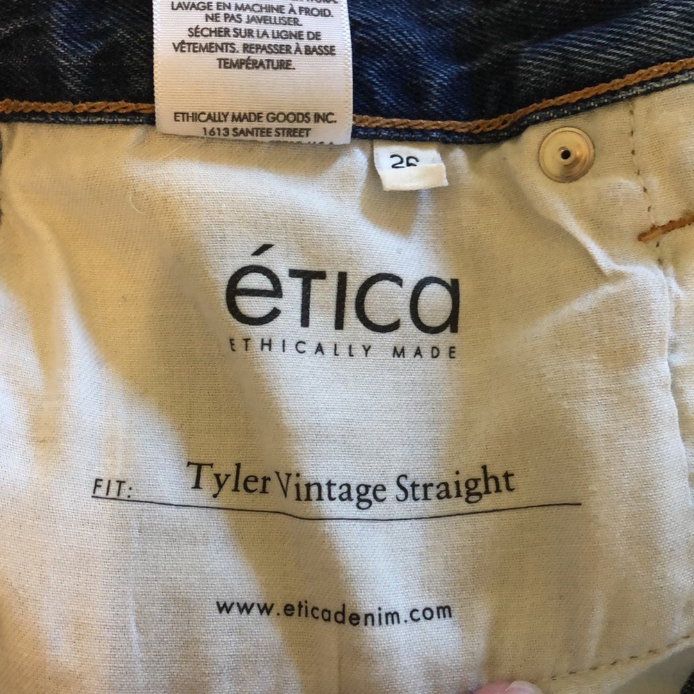 SOLD Etica • Tyler vintage straight denim - Picture 7 of 13